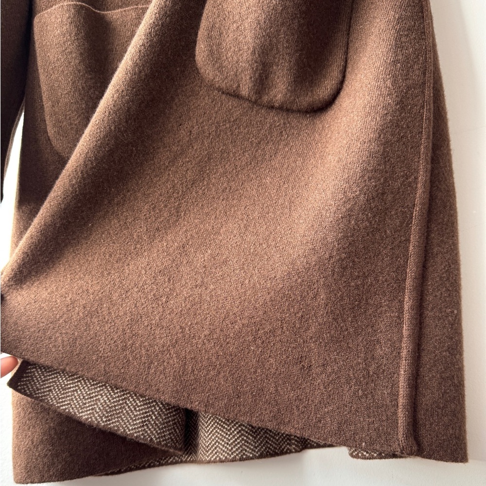 Loro Piana Reversible Cashmere Double- Face Coat IT 44 Brown - Picture 13 of 17